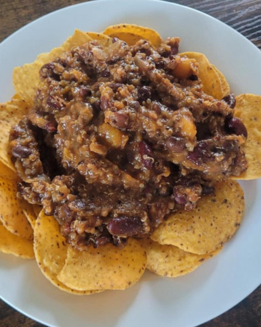 Pumpkin and Quinoa Chilli (GF, Vegan)