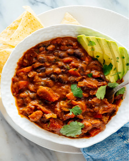 Pumpkin and Quinoa Chilli (GF, Vegan)