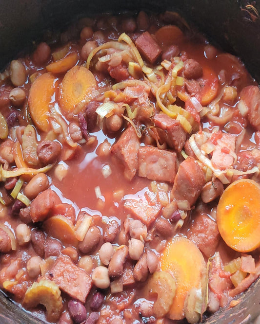 Chorizo and Bacon Cassoulet (GF, DF)