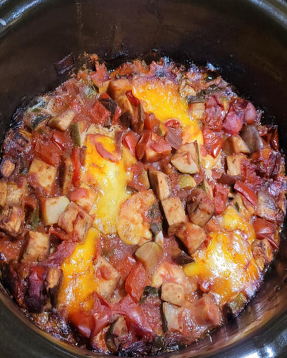 Cheesy Ratatouille (GF, V)